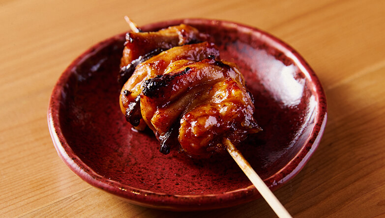 伊達鶏 モモ串(舞茸・たれ)