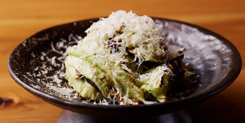 和んちょびきゃべつ(味噌たれ・ペコリーノチーズ)